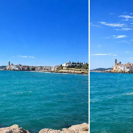 Modern Duplex In Sitges With Sea Views & Terrace, Free Parking - Villa Alisa Apartamento Sitges
